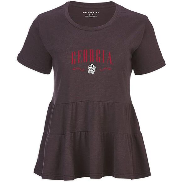 Georgia Officially Licensed NCAA Willow Tee with Team Logo T-Shirt Sz XS - Picture 1 of 6